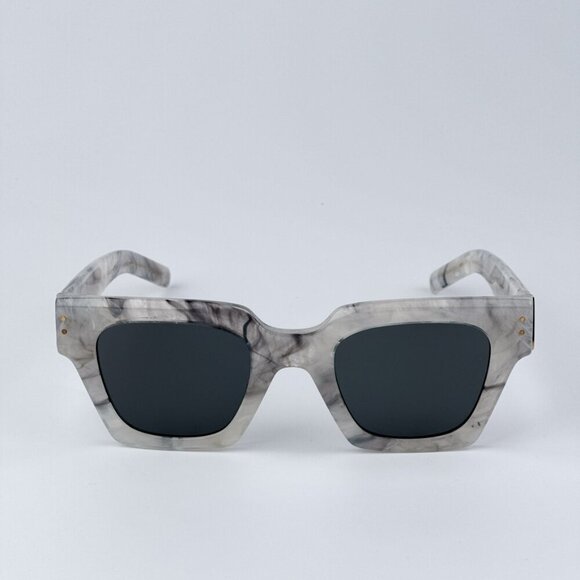 D&G DG4413 342887 BRAND NEW Sunglasses Grey Marble Grey Square Unisex - Picture 1 of 11
